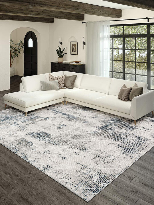 Rhodes RR1 Gray 3'2" x 5'1" Rug