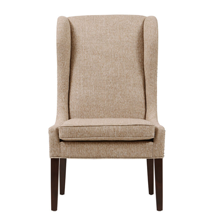 Gracie Mills Nataly Traditional Upholstered High Wing back Dining Chair
