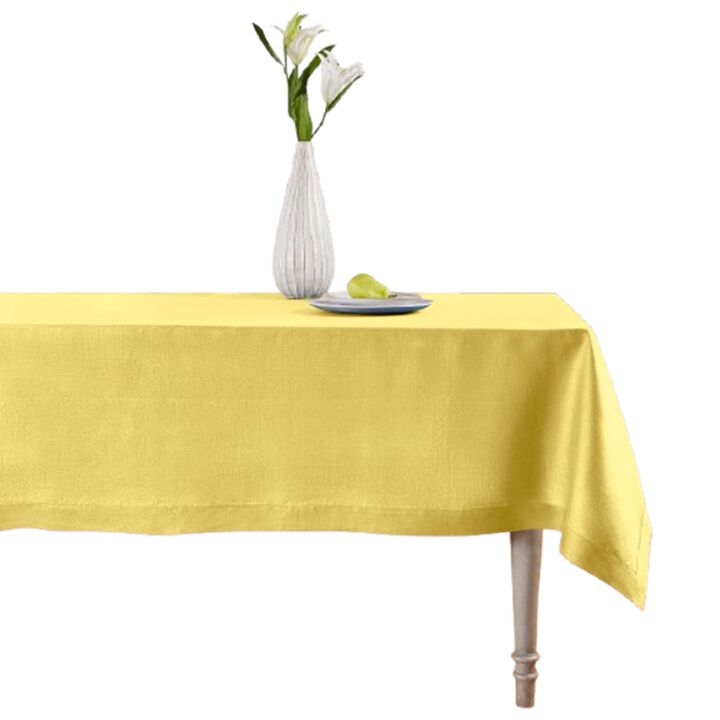 Solino Home 100% Pure Linen Table Runner | Classic Hemstitch for Thanksgiving, Christmas