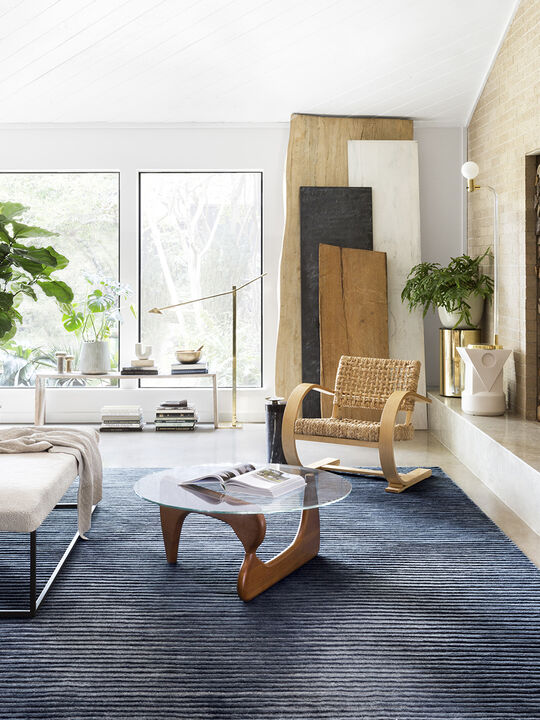 Cadence NZ01 Navy 6' x 9' Rug