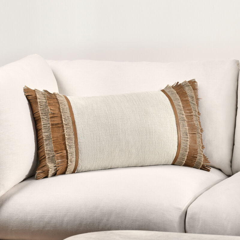 Pottery Leather Pillow