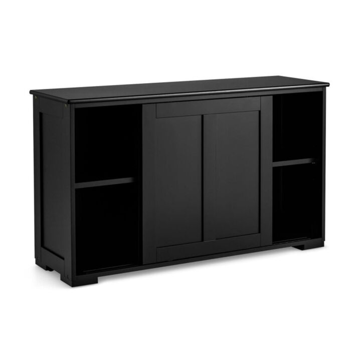 Hivvago Antique Stackable Kitchen Storage Sideboard with Height Adjustable Shelf