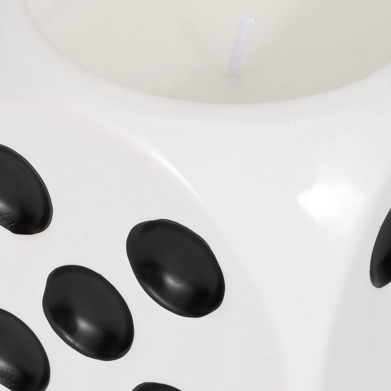 4" Stoneware Dice Candle, 9oz