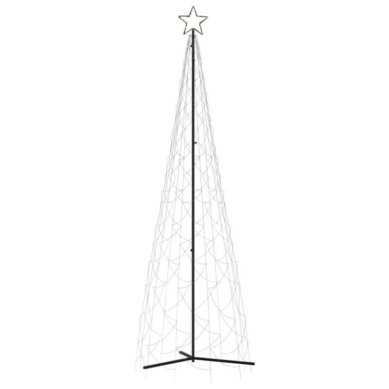 vidaXL Christmas Cone Tree Warm White 500 LEDs 39.4"x118.1"