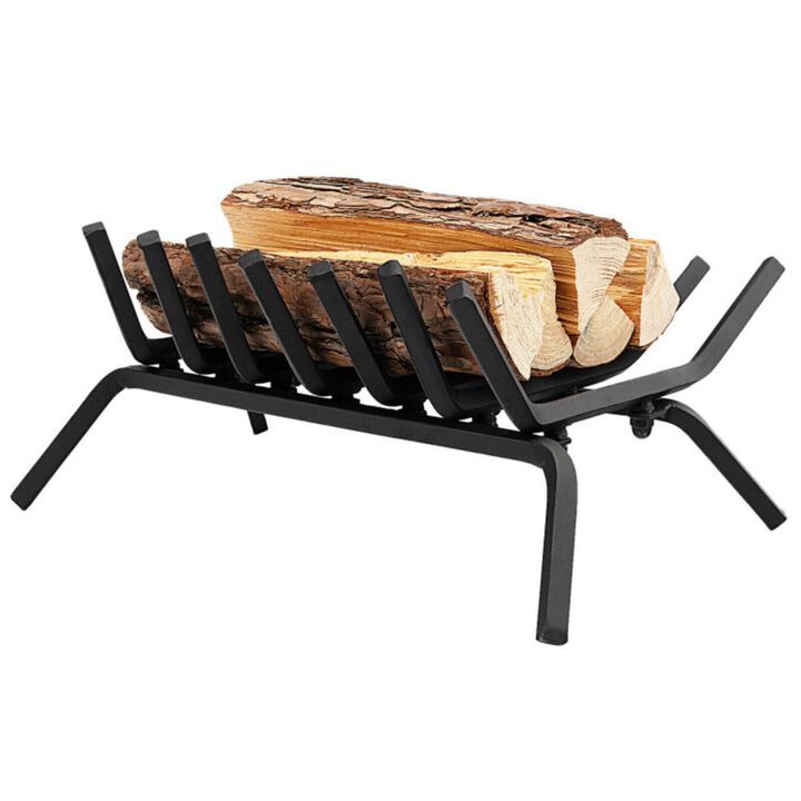 Hivvago 31/25/18 Inch Fireplace Grate for Outdoor Fire Pit