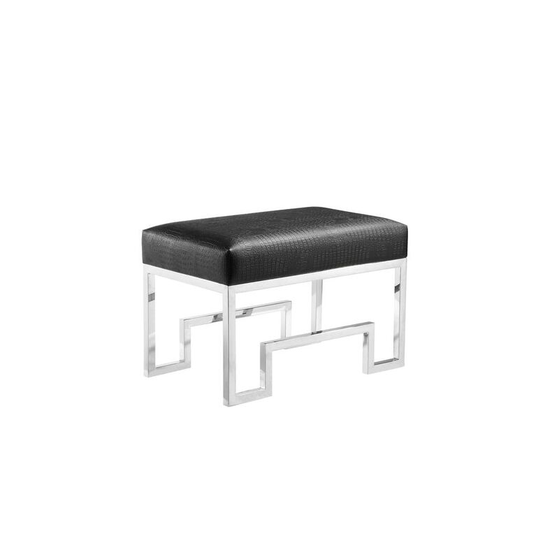Bronson Stool Silver
