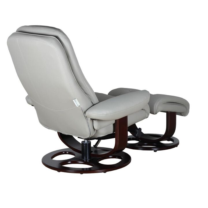 Barcalounger Jacque Swivel Pedestal Recliner w/Ottoman