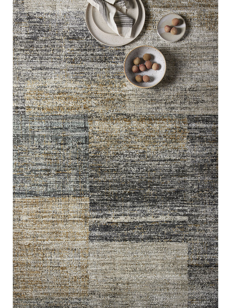 Soho SOH08 Grey/Gold 7'10" x 10' Rug