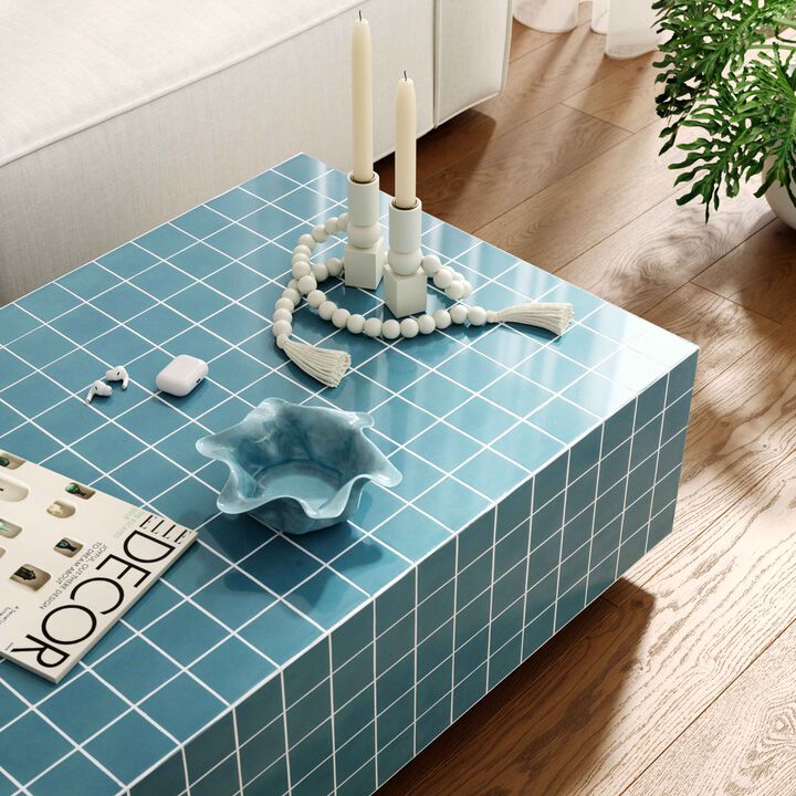 Mixie Taupe Tile Indoor / Outdoor Coffee Table