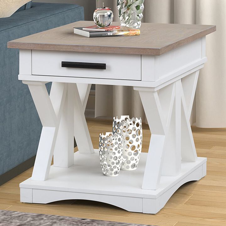Parker House Furniture Parker House Americana Modern - Cotton End Table