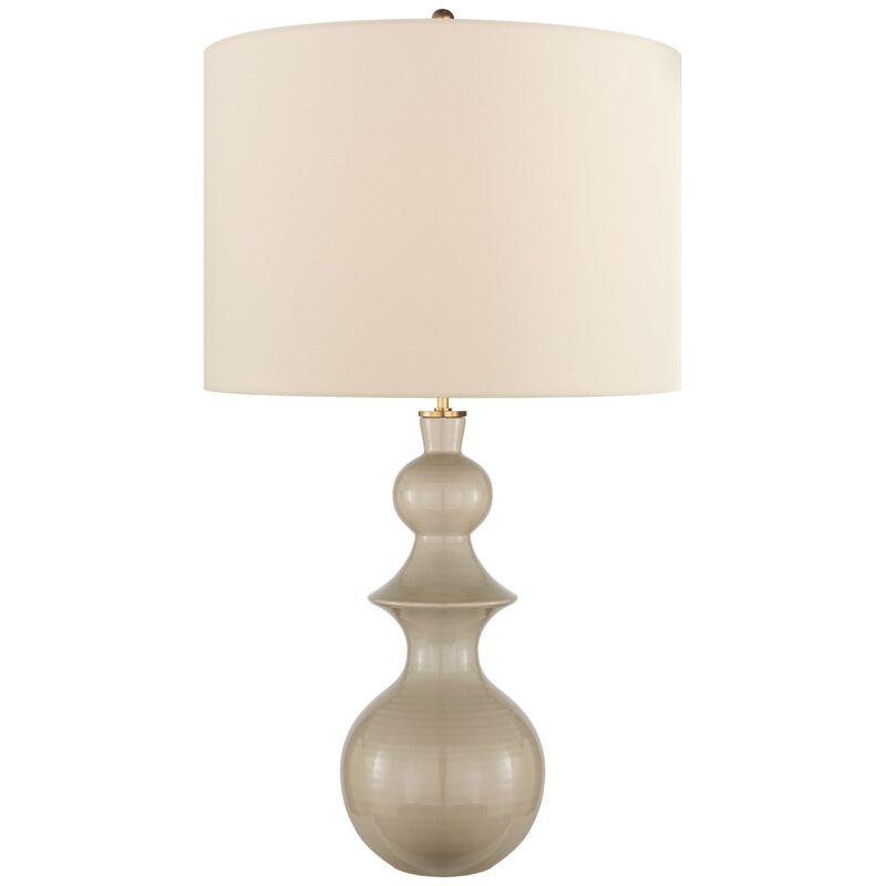 Saxon Large Table Lamp in Grey