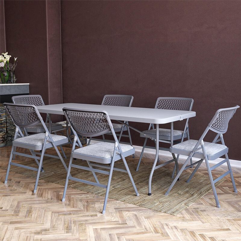 Ultra Comfort Commercial XL Premium Fabric Padded Folding Chair