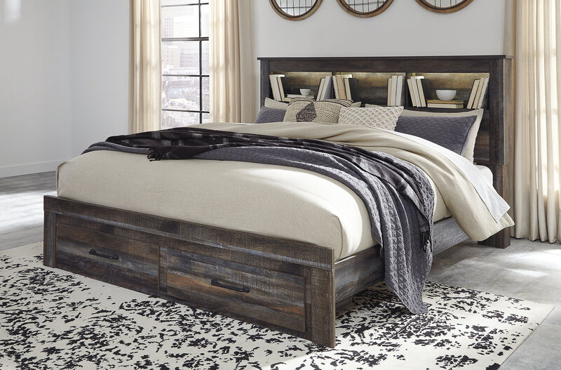 Drystan King Bookcase Bed