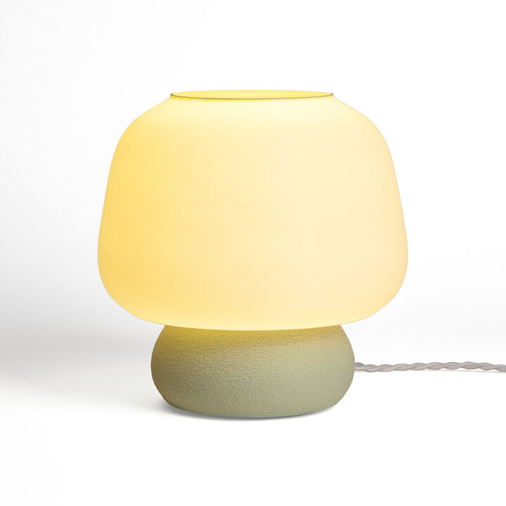 Portobello Modern Classic Plant-Based Filament Dimmable LED 3D Printed Mushroom Table Lamp