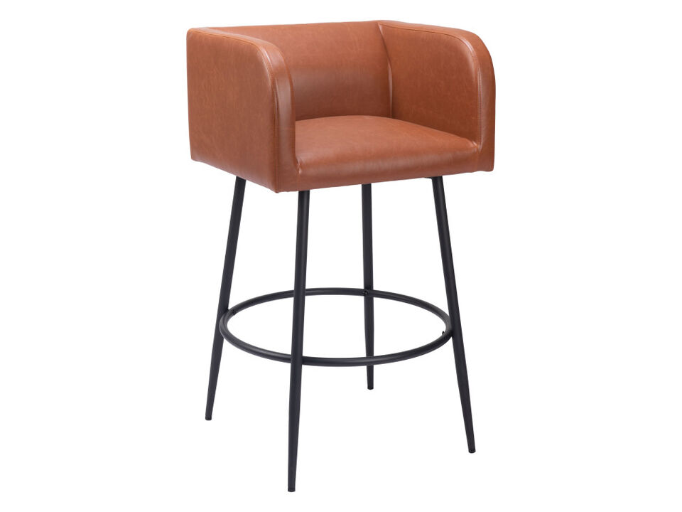 Horbat Barstool (Set of 2) Brown