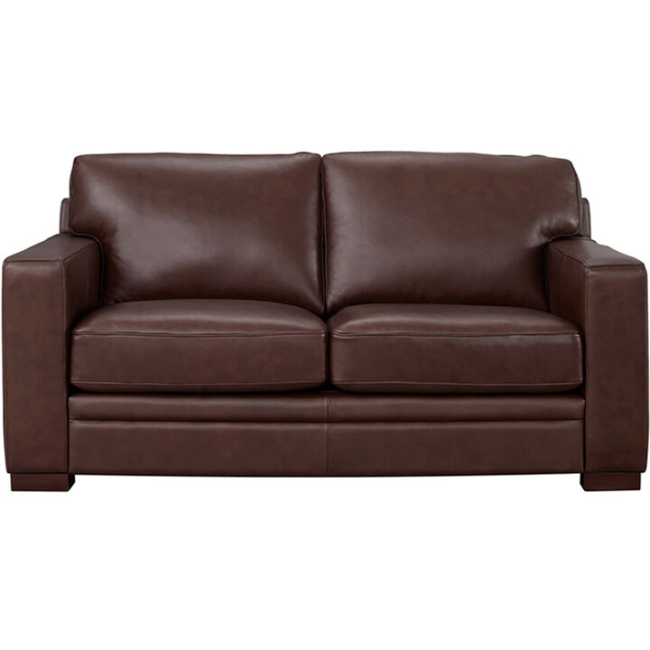 Dillon Top Grain Leather Loveseat