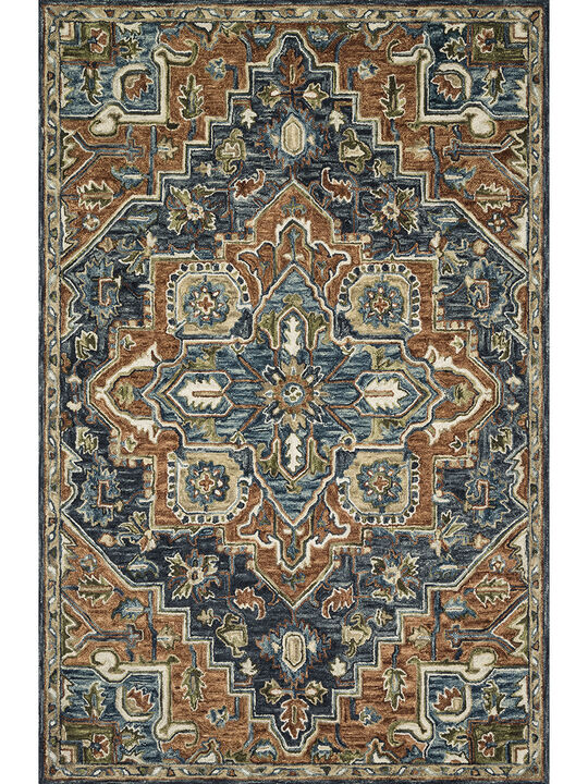 Victoria VK16 Rust/Multi 7'9" x 9'9" Rug