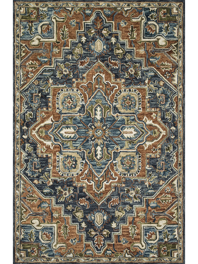 Victoria VK16 Rust/Multi 7'9" x 9'9" Rug