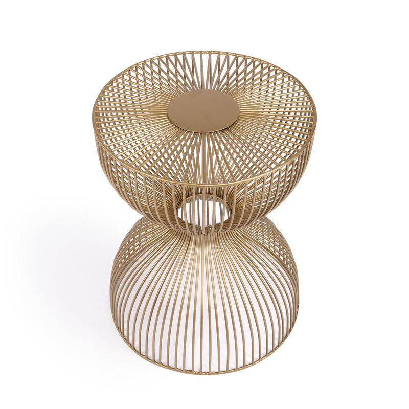 Butler Specialty Company Nicholas Metal Side Table, Gold