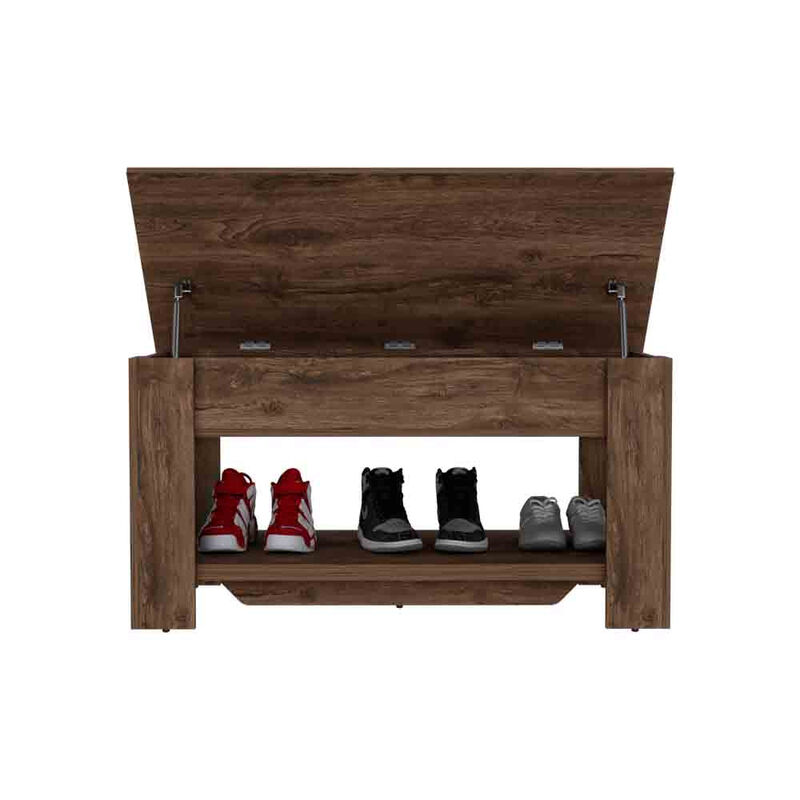 Storage Table Polgon, Living Room, Dark Brown