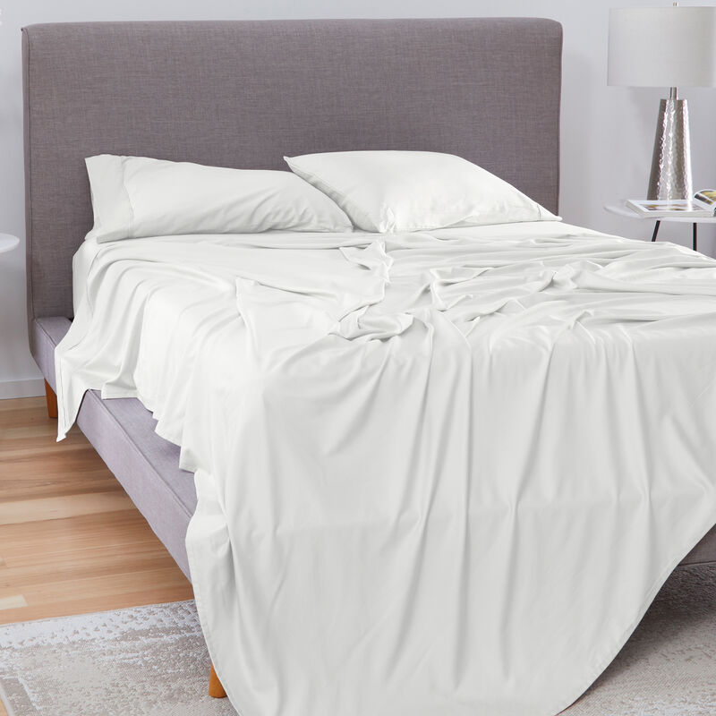 Basic Twin XL Sheet Set - Bright White