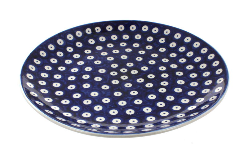 Blue Rose Polish Pottery Halsey Dinner Plate