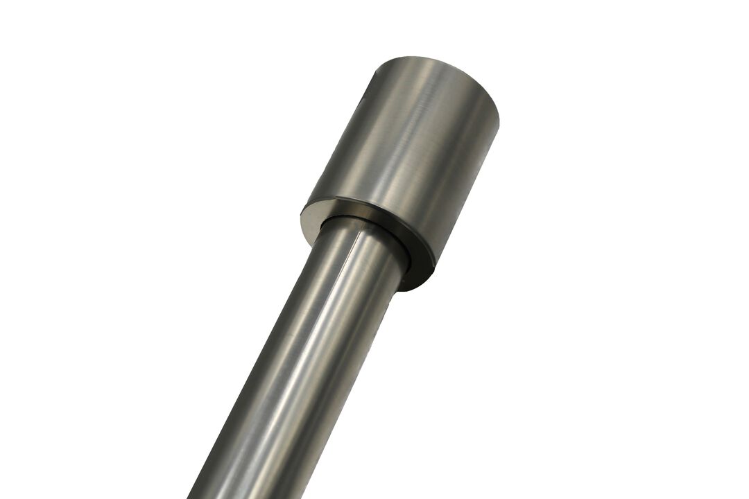 Linen Avenue Cylinder Double Window Curtain Rod Set