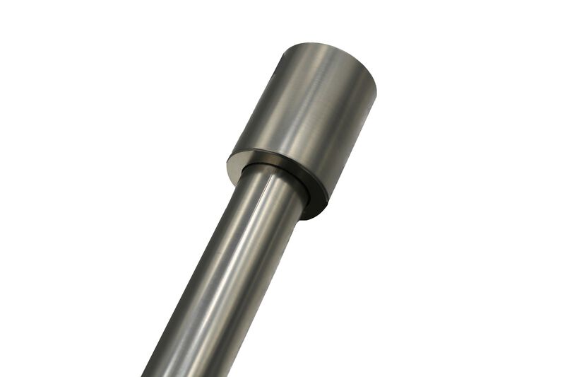 Linen Avenue Cylinder Double Window Curtain Rod Set