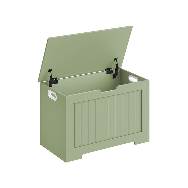 Storage Chest, Storage Bench, Entryway Bench with 2 Safety Hinges, Shoe Bench, Farmhouse Style