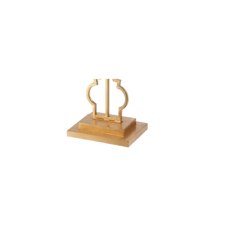 Selina Iron Ogee Trellis Modern LED Floor Lamp