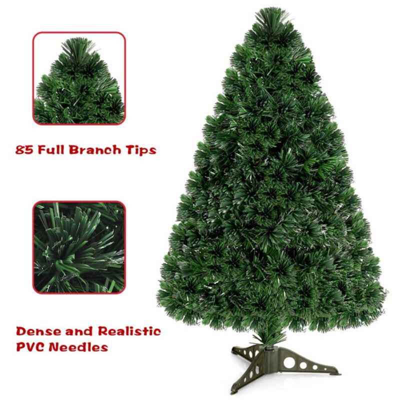 Fiber Optic Artificial PVC Christmas Tree