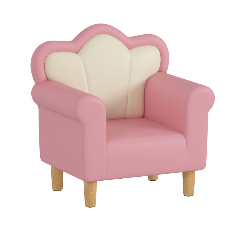 Merax PU Upholstered Princess Armchair Sofa