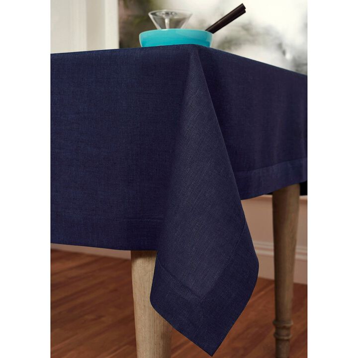 Solino Home 100% Pure Linen Dinner Napkins 20 x 20 Inch Set of 6 | Classic Hemstitch