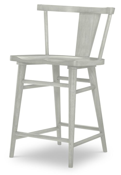 XXX's and OOO's Counter Height Splat Back Chair