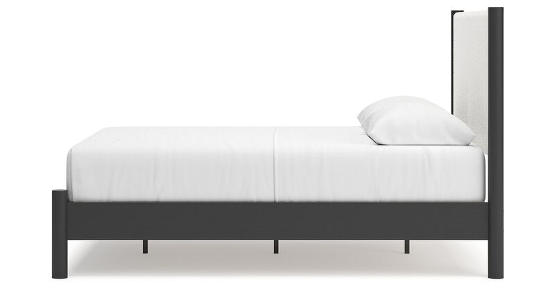 Queen Upholstered Panel Bed