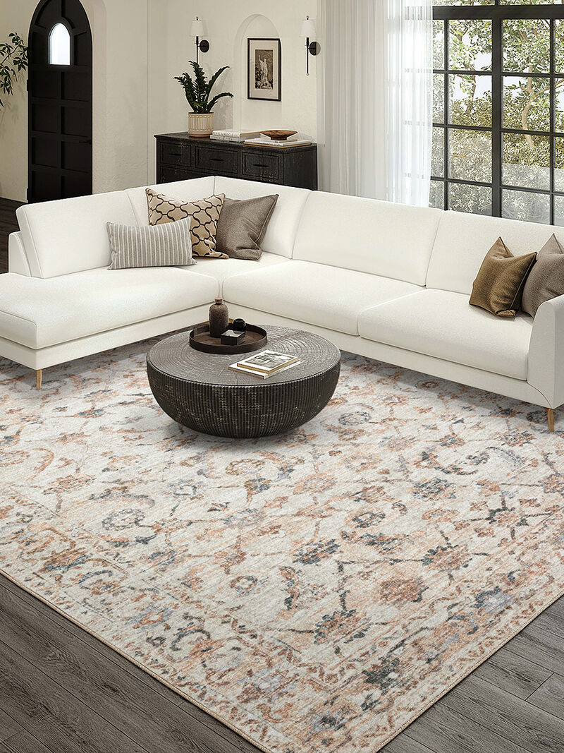 Jericho JC4 Linen 10' x 14' Rug