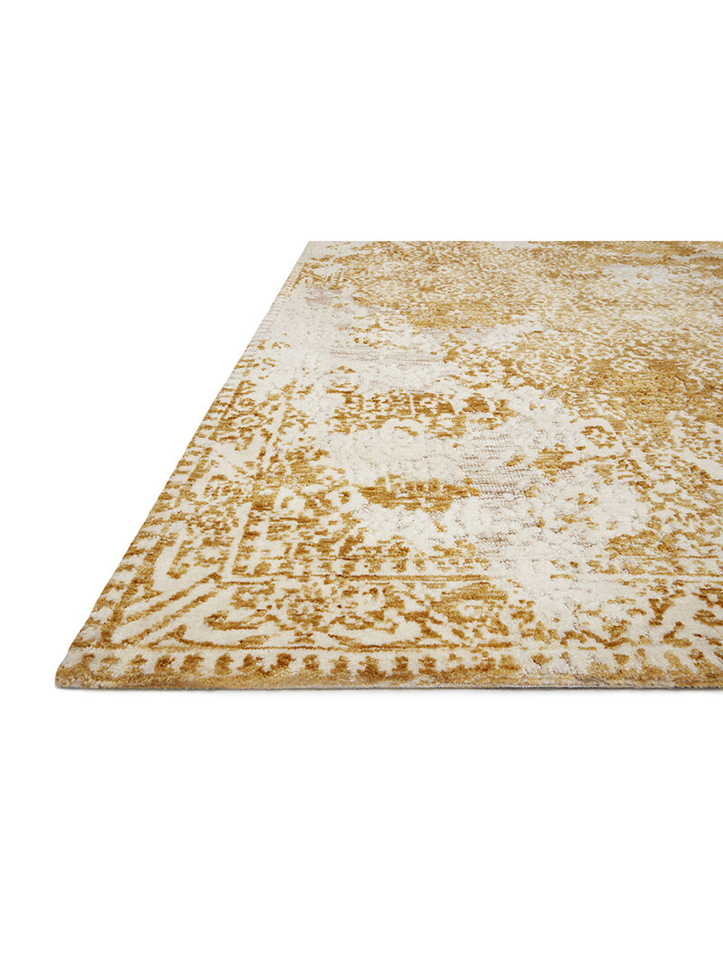 Lindsay LIS01 Gold/Antique White 7'9" x 9'9" Rug