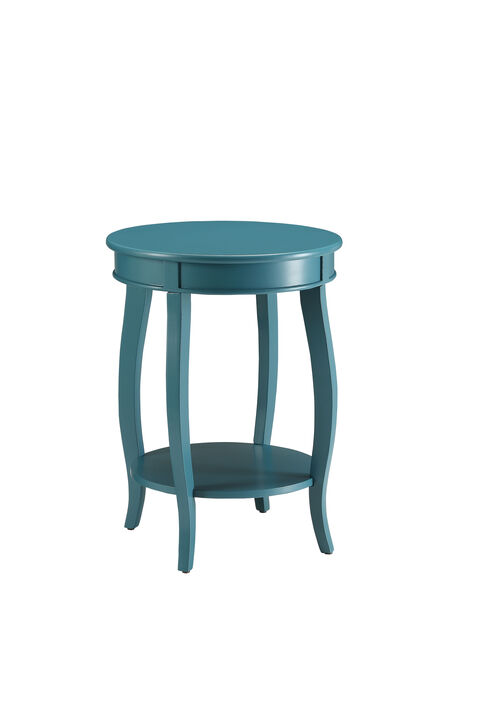 ACME Aberta Accent Table, Teal