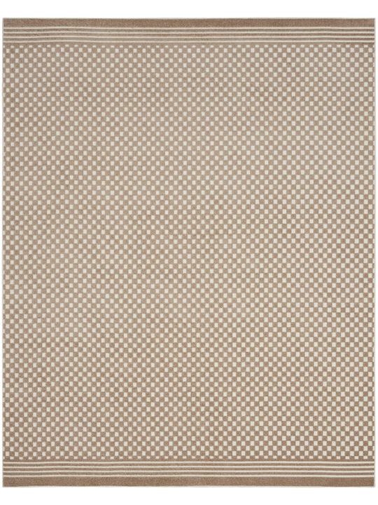 Care Free CAF02 Brown 9'2" x 12' Rug