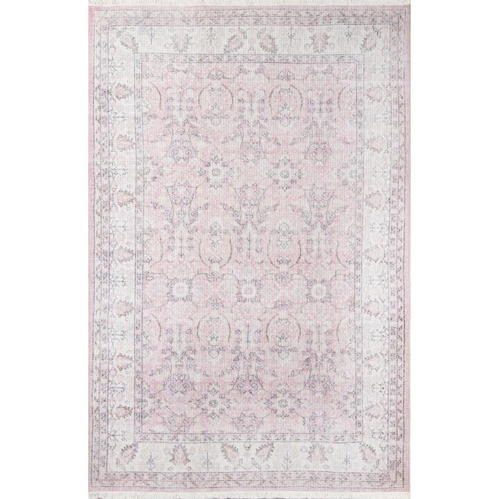 Momeni Traditional Rectangle Area Rug, Pink, 2' X 3'