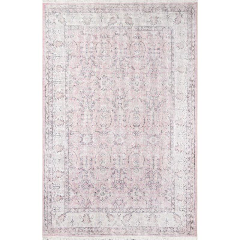 Momeni Traditional Rectangle Area Rug, Pink, 2' X 3'