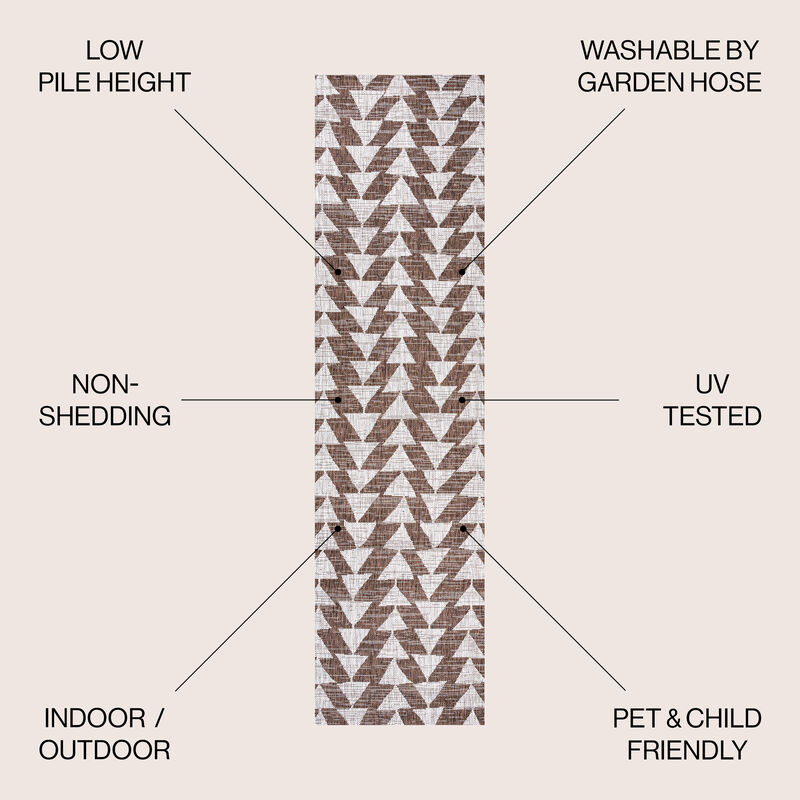 andratx Modern Tribal Geometric Indoor/Outdoor Area Rug