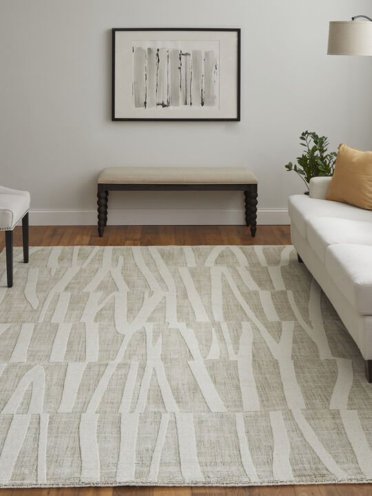 Peconic T8009 Linen 8' x 10' Rug By Thom Filcia
