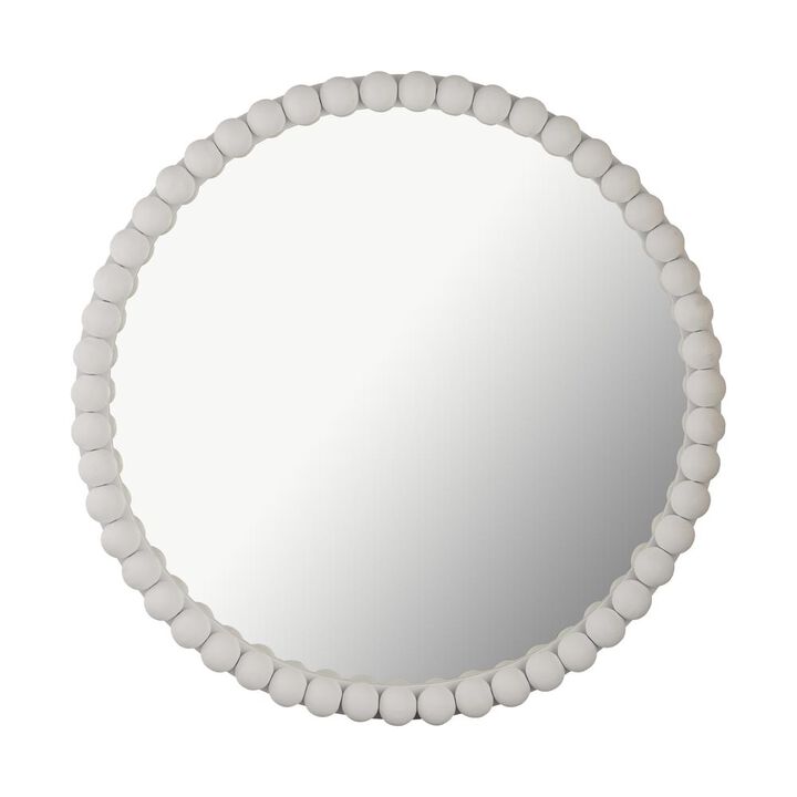 Belen Kox Playful White Wooden Mirror, Belen Kox