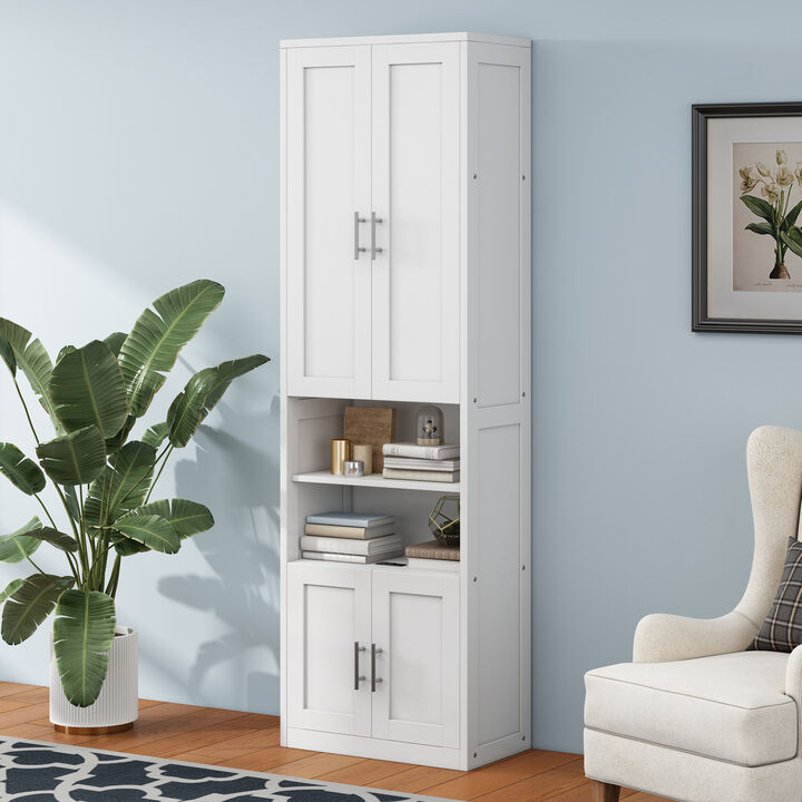 Merax Side Storage Cabinet Bookcase