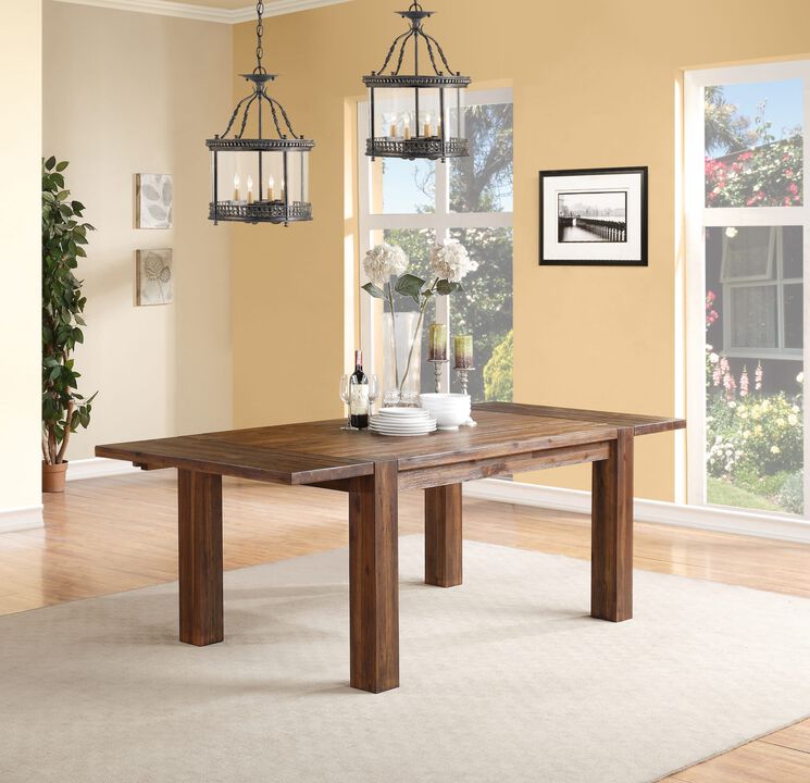 Meadow Solid Wood Extending Dining Table