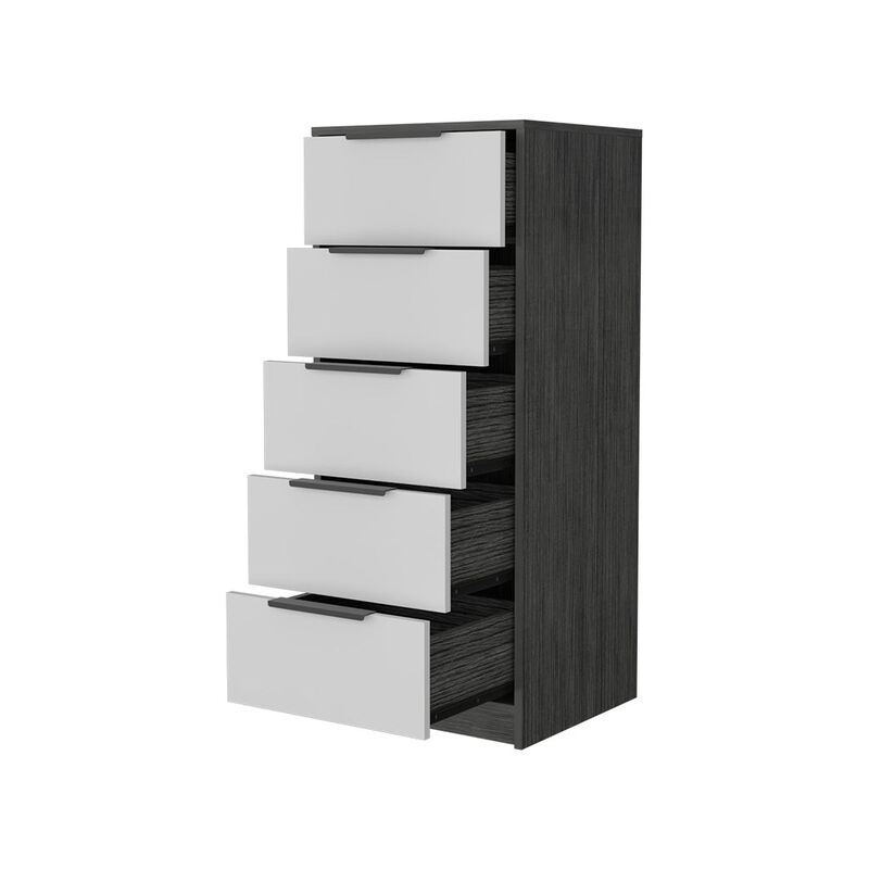 Washington White 5 Drawer Dresser