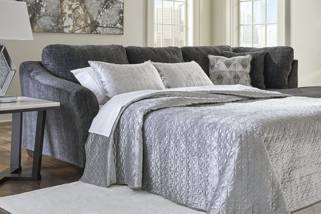 Biddeford 2PC Sleeper Sectional W/Chaise