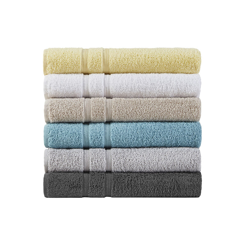 Gracie Mills Kairos 500 gsm 6-Piece Turkish Cotton Towel Set