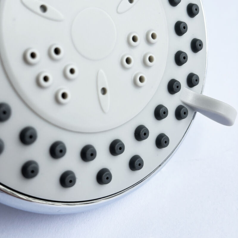 Fixed High-Pressure Rainfall Shower Head, 3 Spray Settings, Adjustable Swivel Ball Joint for Easy Positioning